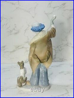 NAO for LLADRO Clown with Dog Chasing Ball Stunning