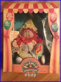 New 1985 Vintage Coleco Cabbage Patch Kids Circus Kids Karbel Wilomy With Box