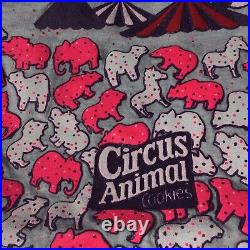 New Vintage Mothers Cookies Shirt Medium Circus Animals