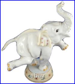 Nymphenburg Porcelain Circus Elephant Figure Figurine Porzellan Elefant Figur