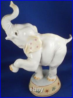 Nymphenburg Porcelain Circus Elephant Figure Figurine Porzellan Elefant Figur