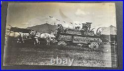 ORIGINAL 1900 Antique BARNUM BAILEY CIRCUS EGYPT TABLEAU WAGON! PHOTOGRAPH RARE