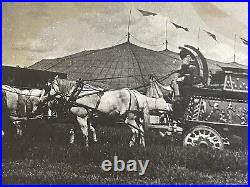 ORIGINAL 1900 Antique BARNUM BAILEY CIRCUS EGYPT TABLEAU WAGON! PHOTOGRAPH RARE