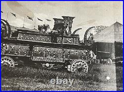 ORIGINAL 1900 Antique BARNUM BAILEY CIRCUS EGYPT TABLEAU WAGON! PHOTOGRAPH RARE