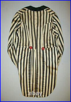 Old Antique Vtg 1900s Five Piece Circus Costume Clown Ringmaster With Cane Suit