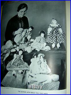 Original 1938 vintage, Edith Flack Ackley handmade cloth circus CLOWN doll group