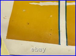 Original Antique Fisher Bros Circus Poster Tiger Clowns Acrobats Arkansas #2