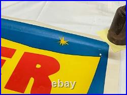 Original Antique Fisher Bros Circus Poster Tiger Clowns Acrobats Arkansas #2