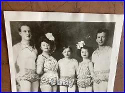 Original Circus Photo 1910 THE FLYING NELSONS SELLS FLOTO CIRCUS 5X7