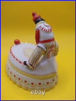 Porcelain antiques vintage USSR clowns circus baranovka 1950 Soviet Russia
