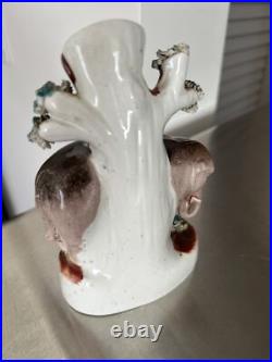 RARE 7 Staffordshire figure group Spill Vase Elephant Circus 1860