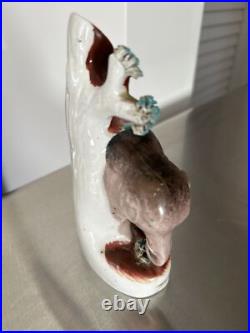 RARE 7 Staffordshire figure group Spill Vase Elephant Circus 1860