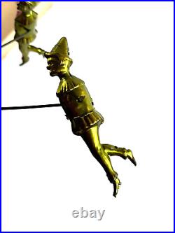 RARE Antique 1900's Circus Acrobat Clown Toy English German L@@K