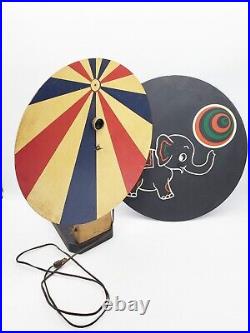 RARE Antique Circus Carnival Toss Fairs Game Parks Elephant Spinner 1910-40 Lot