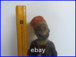 RARE Antique Circus Performer Paper Mache & Wood Figurine Toy