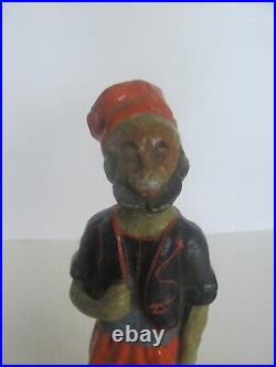 RARE Antique Circus Performer Paper Mache & Wood Figurine Toy