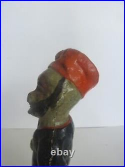 RARE Antique Circus Performer Paper Mache & Wood Figurine Toy