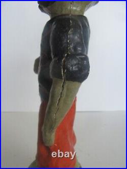 RARE Antique Circus Performer Paper Mache & Wood Figurine Toy