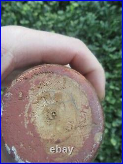 RARE Antique Circus Performer Paper Mache & Wood Figurine Toy