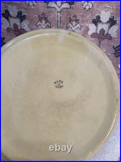 RARE Antique Roseville Pottery Hand Painted Weighted Baby Bowl Circus Act
