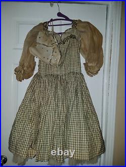 RARE Antique Vtg Womens Circus Theater Performance Costume Dress and Hat