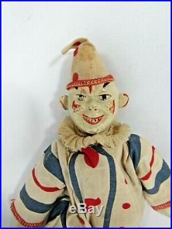 RARE Schoenhut Circus Toy Wooden Clown Collectible