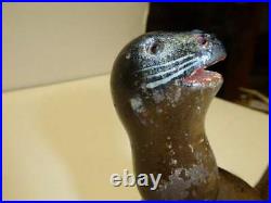 RARE Schoenhut Sea Lion Seal Glass Eyes Antique Wooden Humpty Dumpty Circus
