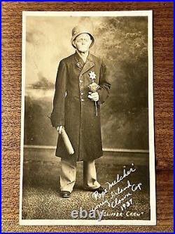 RPPC Pops Melcher CONEY ISLAND Clown Cop 1937 Side Show Performer Photo New York