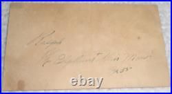 Ralph The Elephant Skin Man SIGNED Original Antique Circus Sideshow Freak Card