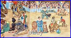 Raphael Tuck World's Circus Panorama Antique Movable Book, 1920