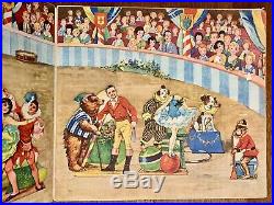 Raphael Tuck World's Circus Panorama Antique Movable Book, 1920