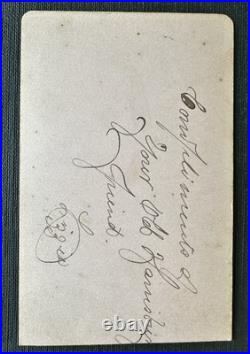 Rare 1870s CDV Photo Sideshow Circus Disabled FOOT WRITER Like Ann E. Leak