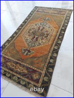 Rare 1900s Antique Prayer Rug Handmade Decor Floral Geometric Free Shipping Rug