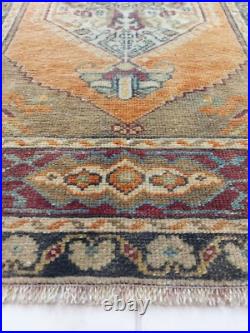 Rare 1900s Antique Prayer Rug Handmade Decor Floral Geometric Free Shipping Rug