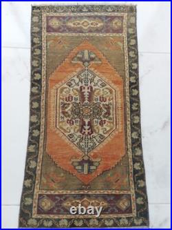 Rare 1900s Antique Prayer Rug Handmade Decor Floral Geometric Free Shipping Rug