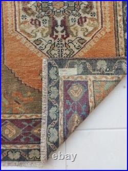 Rare 1900s Antique Prayer Rug Handmade Decor Floral Geometric Free Shipping Rug