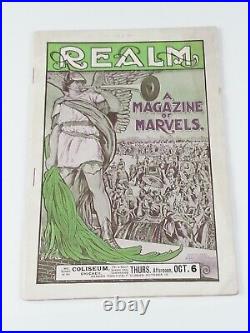 Rare Antique 1904 Ringling Barnum Baily Circus Realm Magazine Of Marvels