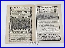 Rare Antique 1904 Ringling Barnum Baily Circus Realm Magazine Of Marvels