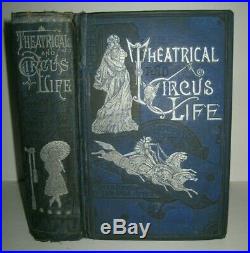 Rare Antique Book Circus & Theater Life Pantomime Black Art Magic Opera Color