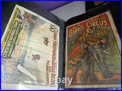 Rare Antique CIRCUS Carnival Poster LOT of 13 Ringling, Beatty Cole, Hoxie
