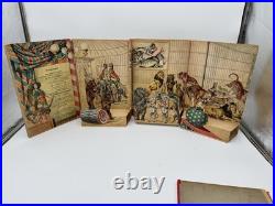 Rare Antique Charles Hagenbek's Circus Of Animals Pop Up Program Coney Island