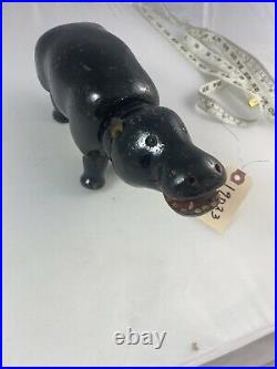 Rare Antique Composition Schoenhut Circus Hippopotamus Doll! Glass Eyes 19023