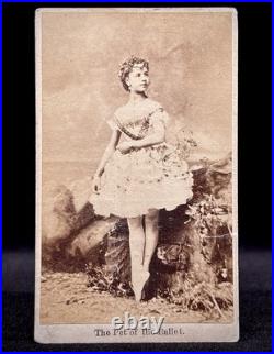 Rare CDV Occupational Dancer Pet Of The Ballet Ballet & Advertising Card Rare CDV Occupational Dancer Pet Of The Ballet Ballet & Advertising Card