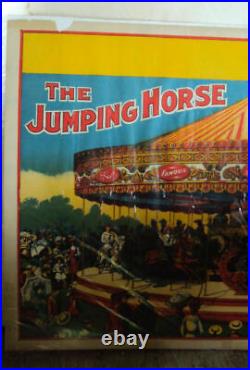Rare Jumping Horse Carry-us-all Circus Poster (#7) Vintage Antique