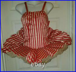 Rare Old Signed Professional Circus Ballet Tutu Gypsy Dance Cancan Dress Costume