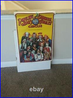 Ringling And Barnum & Bailey Brothers Circus Poster Antique Clowns
