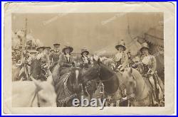 Ringling Bros. Barnum & Bailey Circus Photo Women Performers Horses & Clowns