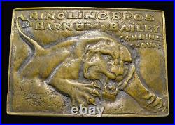 Ringling Bros Barnum Bailey Combined Shows Circus Vintage Belt Buckle