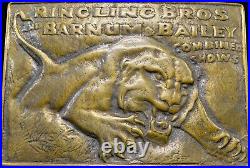 Ringling Bros Barnum Bailey Combined Shows Circus Vintage Belt Buckle