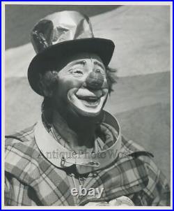 Ringling Bros circus clown Paul Jerome antique photo
